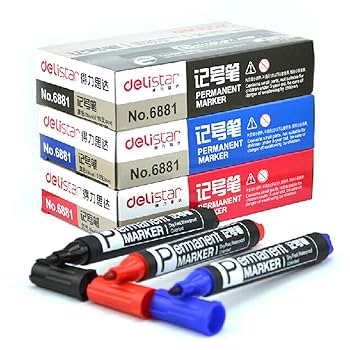 マーキングペン T.K.マークペン 細字S（色：黄色） 1本 マーキングペン 繊維用